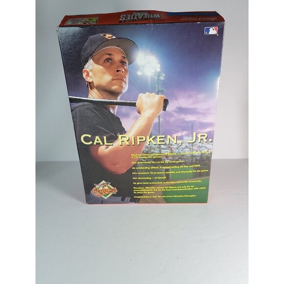 1995 Cal Ripkin Jr. Wheaties Box sealed Baseball 2132 Consecutive Games Counting - Picture 5 of 11